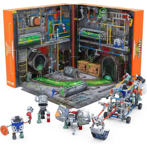 Hexbug Junk Bots Factory Collection Metro Sewer System Playset