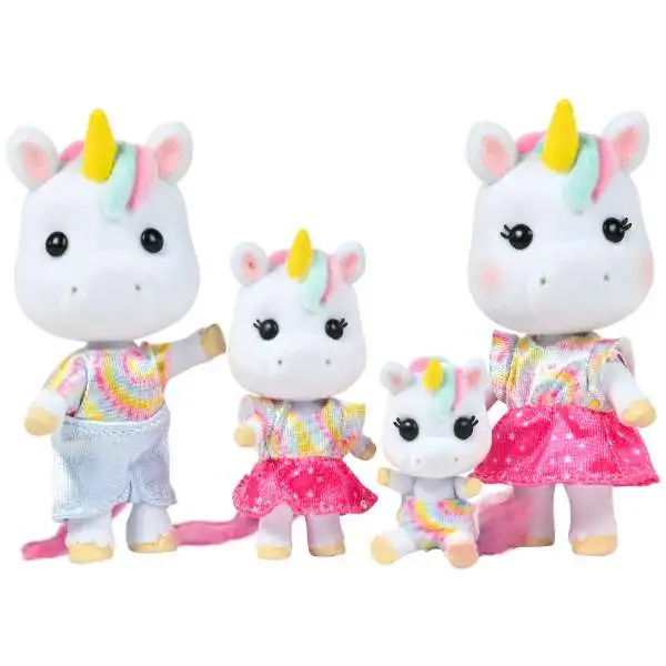 Honey Bee Acres Rainbow Ridge The Daydreamers 4-Pack Figure Family Set