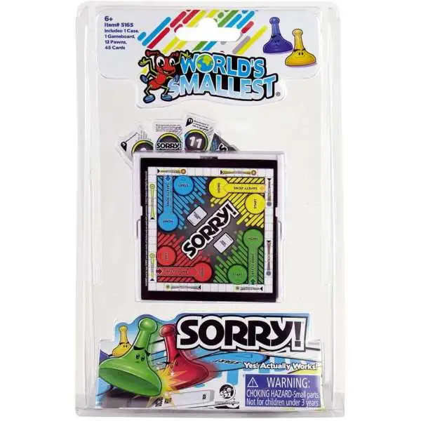 World's Smallest Sorry! Game