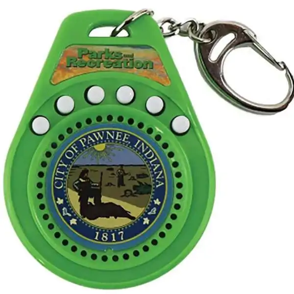 Parks & Rec World's Coolest Parks and Recreation Talking Keychain [6 Quotes]