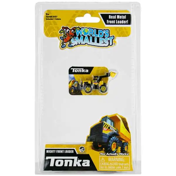 World's Smallest Tonka Mighty Front Loader Diecast Vehicle