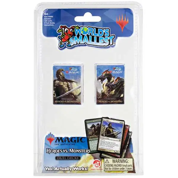 World's Smallest Magic The Gathering Heroes vs. Monsters Duel Decks