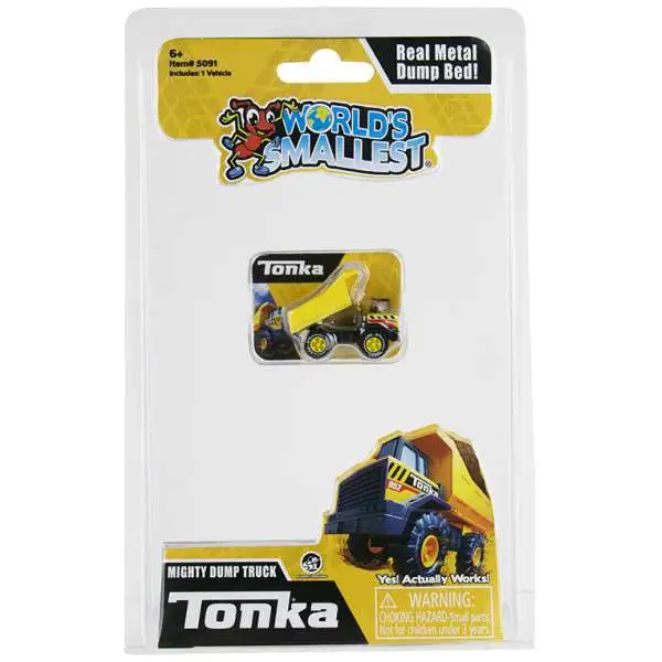 World's Smallest Tonka Mighty Dump Truck Diecast Vehicle