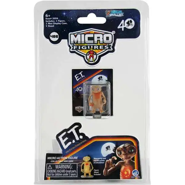 World's Smallest E.T. The Extra-Terrestrial Action Micro Figures E.T. 1.25-Inch Micro Figure