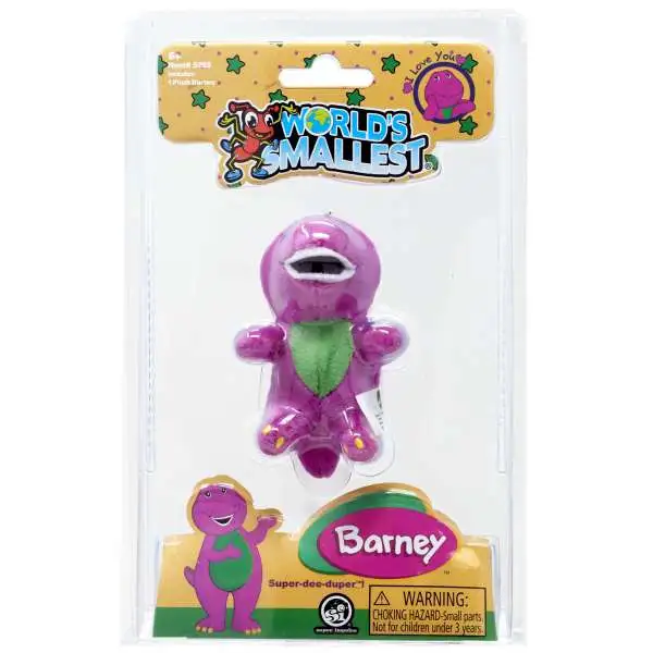 World's Smallest Barney Plush