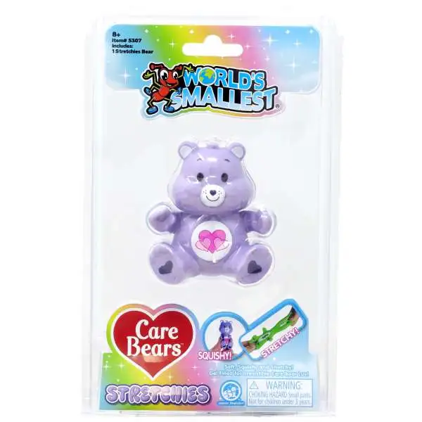 World's Smallest Care Bears Stretchies Harmony Bear Squeeze Toy