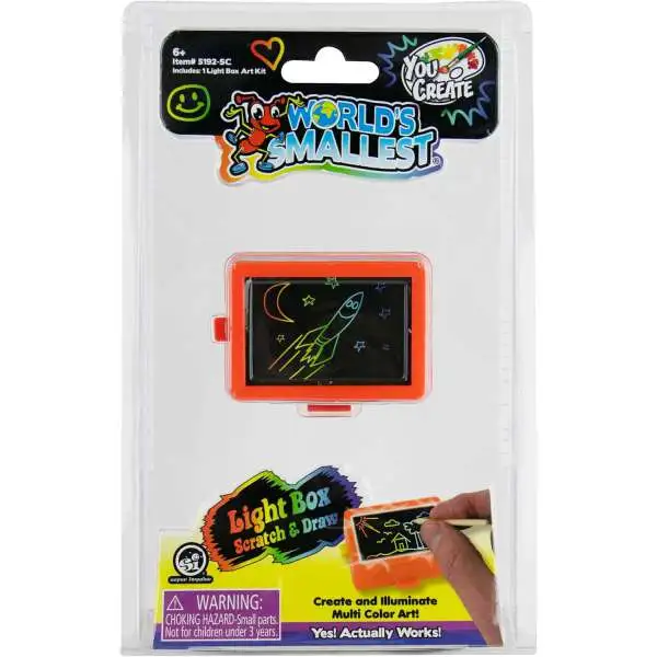 World's Smallest Light Box Scratch & Draw Set
