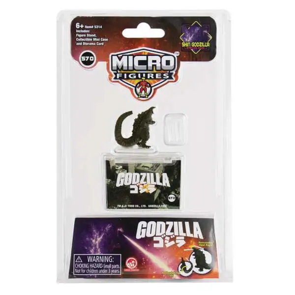 World's Smallest Shin Godzilla Strikes Back Godzilla 1.25-Inch Micro Figure