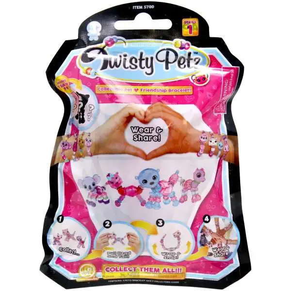Twisty Petz Collectible Pet Friendship Bracelet Mystery Pack [1 RANDOM Character]