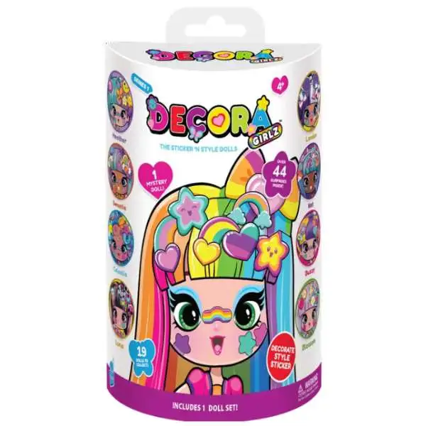 Decora Girlz Mini Doll 5-Inch Mystery Pack [44 Surprises! 1 RANDOM Doll]