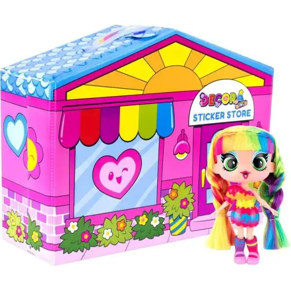 Decora Girlz Sticker Store Playset