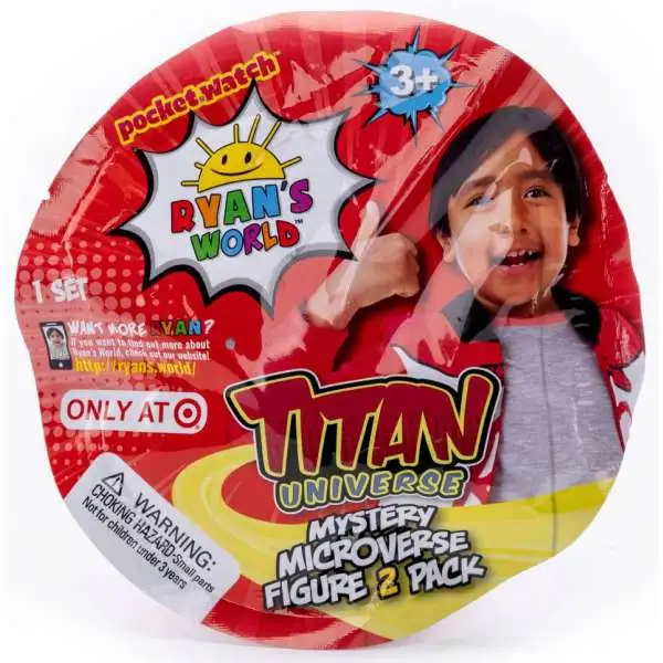 Ryan's World World Tour Mystery Microverse Titan Universe Exclusive Mystery Pack [2 RANDOM Figures]