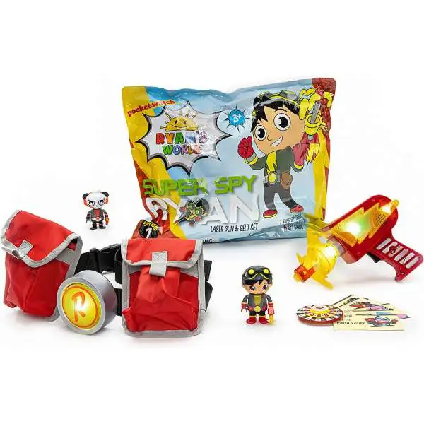 Ryan's World Super Spy Laser Gun & Belt Set Exclusive Playset