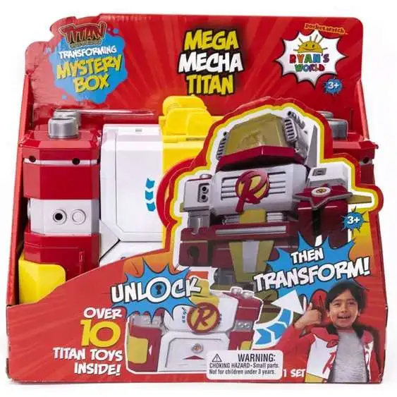 Ryan's World Titan Universe Mega Mecha Titan Transforming Mystery Box