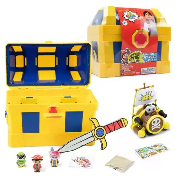 Ryan's World Cap'n Ryan's Voyage Micro Treasure Chest Mega Mystery Box