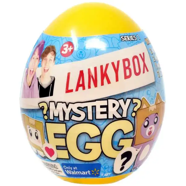 LankyBox Series 1 Exclusive Mystery Egg [2 Figures, 2 Micro Figures, 1 Micro Vehicle & 3 Stickers]