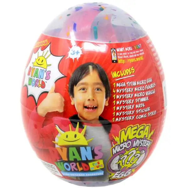 Ryan's World The Movie Titan Universe Adventure Mega Micro Mystery Egg Mystery Surprise