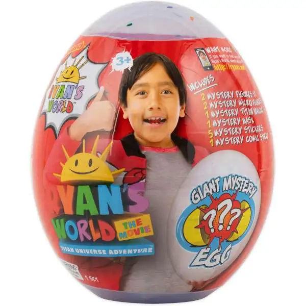 Ryan's World The Movie Titan Universe Adventure Giant Mystery Egg Mystery Surprise
