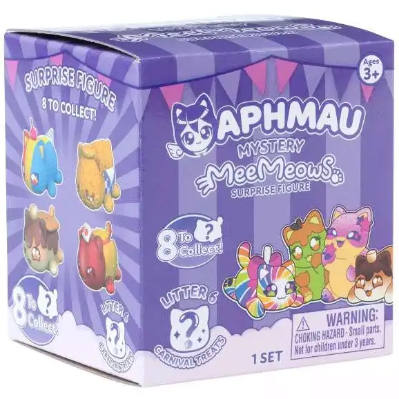 Aphmau MeeMeows Litter 6 Carnival Treats Mystery Mini Figure Pack [1 RANDOM Surprise Character]