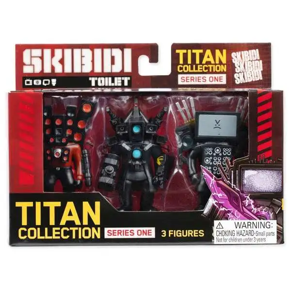 Skibidi Toilet Titan Collection Action Figure 3-Pack