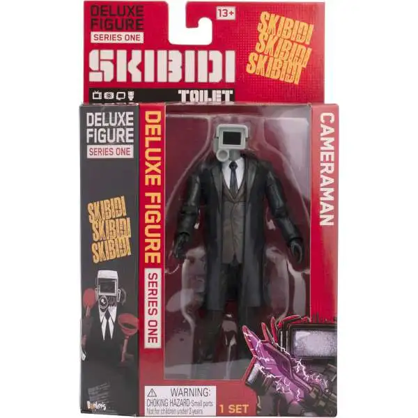 Skibidi Toilet DX アクションフィギュア ダークスピーカーマン Amazon.com: SKIBIDI Toilet Deluxe 6 inch Figure, Dark