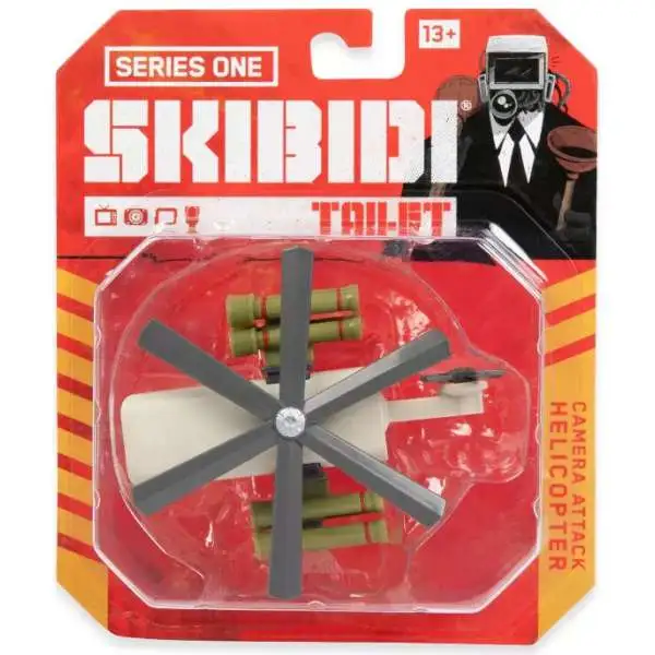 Skibidi Toilet Camera Attack Helicopter Diecast Collectible