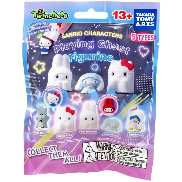 Twinchees Sanrio Characters Playing Ghost Figurine Mystery Pack