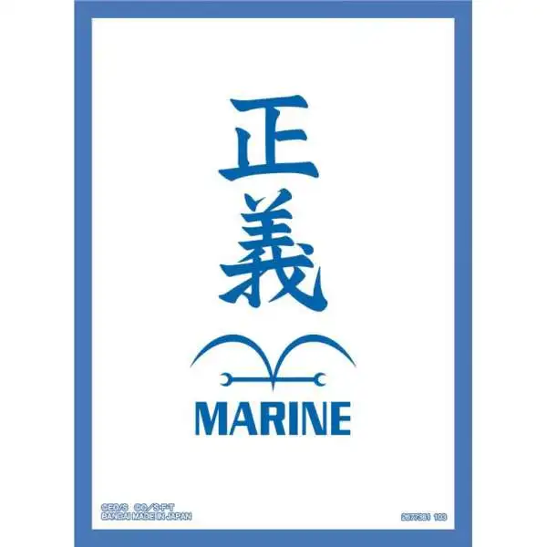 One Piece Trading Card Game Marine Card Sleeves [70 Count]