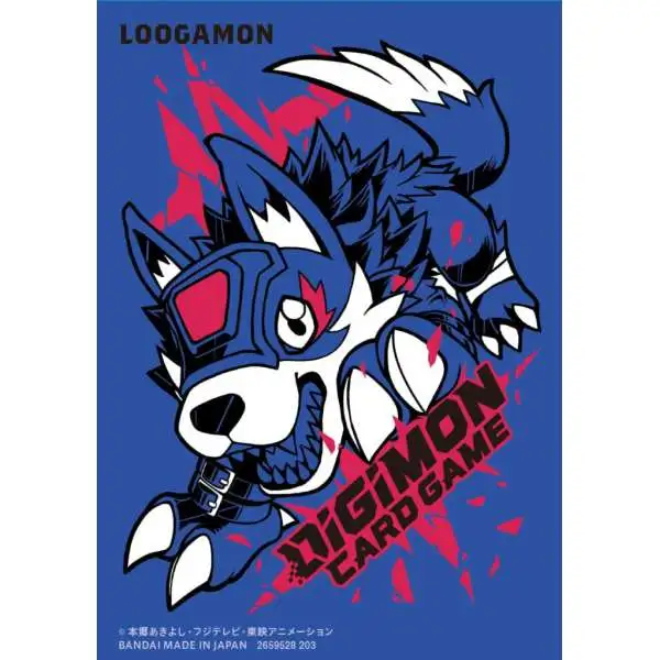 Digimon Trading Card Game Loogamon Card Sleeves [60 Count]