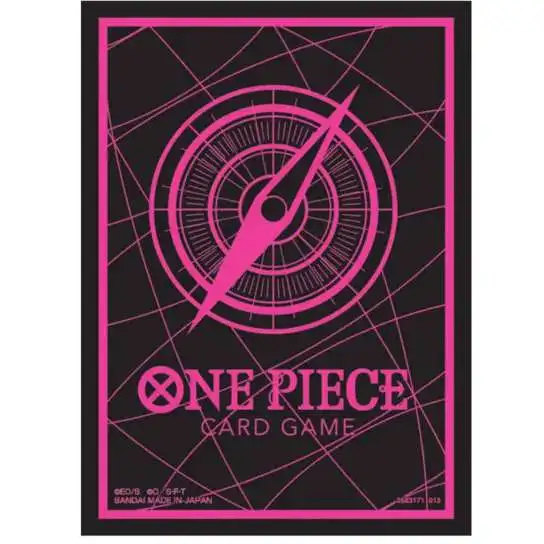 One Piece Trading Card Game Assortment 6 Black & Pink Card Sleeves
