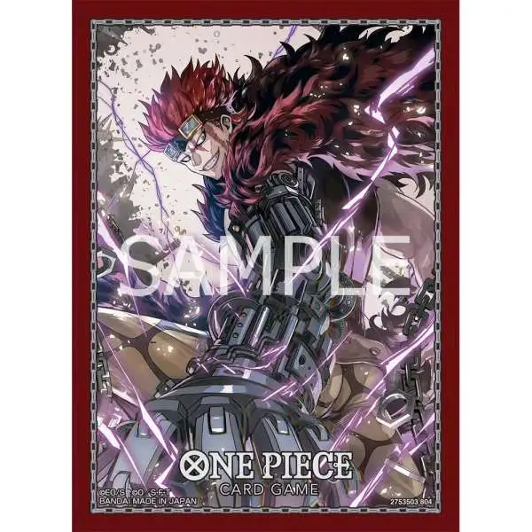 One Piece Trading Card Game Assortment 9 Eustass"Captain"Kid Card Sleeves [70 Count]