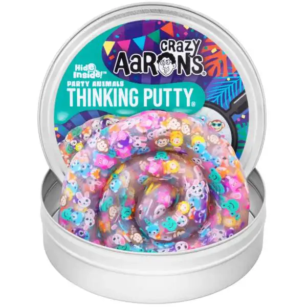 Thinking Putty Hide Inside Party Animals 2.1Oz Putty