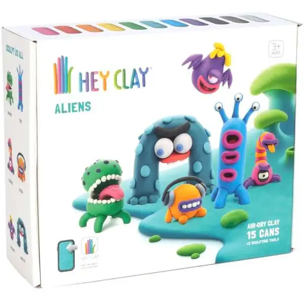 Hey Clay Aliens Art Kit