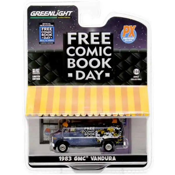 Greenlight Collectibles Free Comic Book Day 1983 GMC Vandura Diecast Car