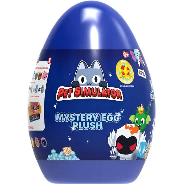 Pet Simulator X Series 1 6-Inch Mystery Egg Plush [1 RANDOM Figure & DLC Code]