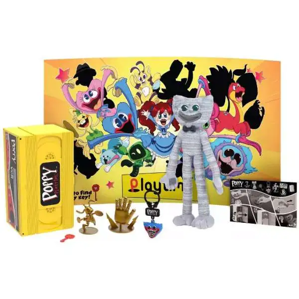 Poppy Playtime VHS Bundle [2 Mini Figures, 1 Plush & More!]