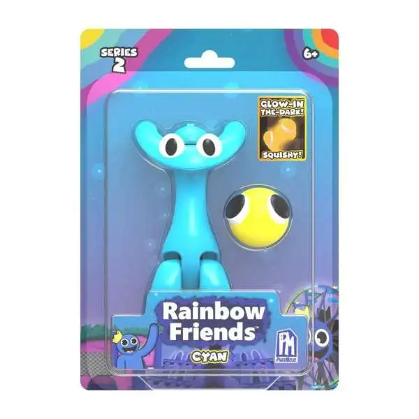 Rainbow Friends Series 2 Cyan Action Figure