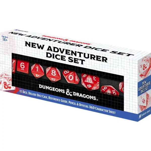 Dungeons & Dragons New Adventurer Dice Set [Red]