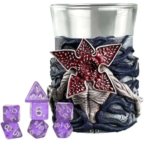 Stranger Things Mini Dice Cups Demogorgon Mini Dice Cup & Mini Polyhedral Dice Set
