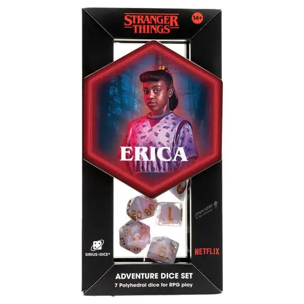 Stranger Things Erica Adventure Dice Set