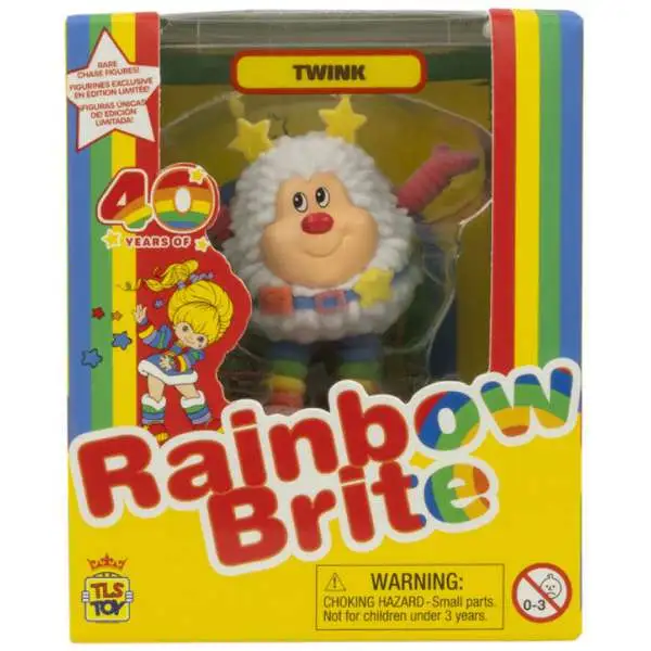 Rainbow Brite CheeBee 40th Anniversary Twink 3-Inch PVC Figure [Flocked Chase]