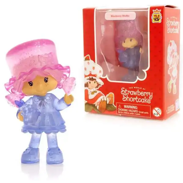 Strawberry Shortcake CheeBee Blueberry Muffin 2.5-Inch Mini Figure [Translucent]