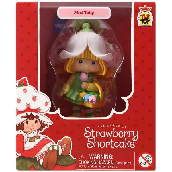 Strawberry Shortcake CheeBee Mint Tulip 2.5-Inch Mini Figure [with Basket]