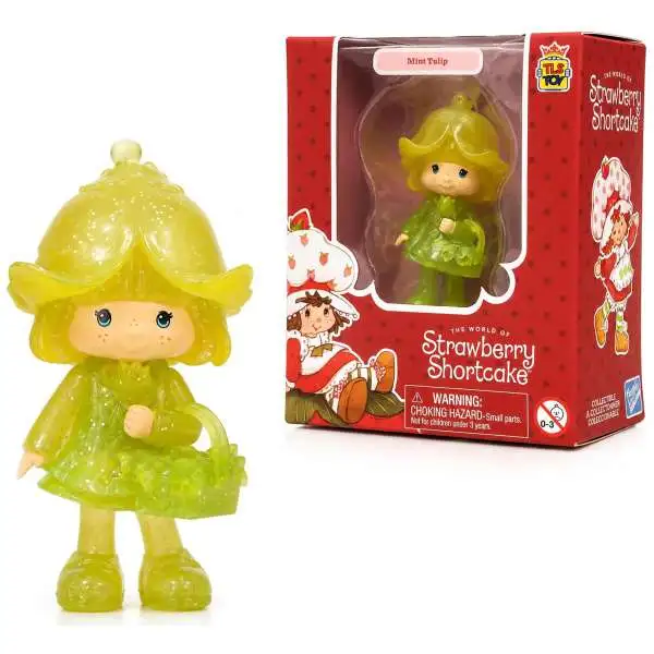 Strawberry Shortcake CheeBee Mint Tulip 2.5-Inch Mini Figure [with Basket,Translucent]