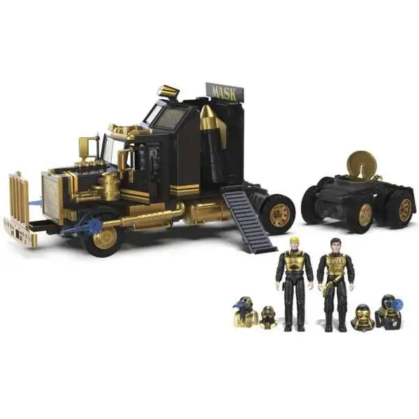 MASK 40th Anniversary Mobile Defense Unit with Matt Tracker & Bruce Sato Transforming Vehicle & Action Figures