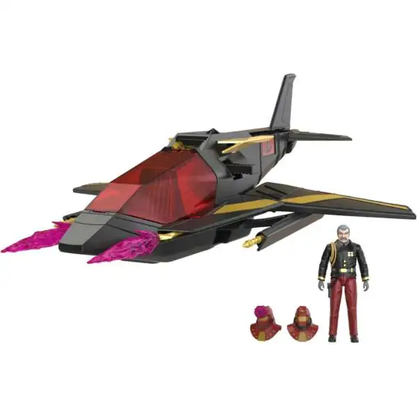 MASK 40th Anniversary High Tech Helicopter with Miles "Wolf" Mayhem Transforming Vehicle & Action Figure