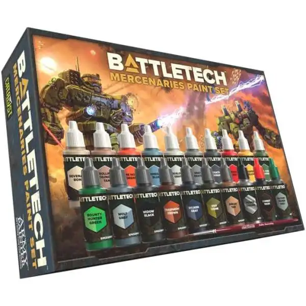 BattleTech The Army Painter Mercinaries Paint Set