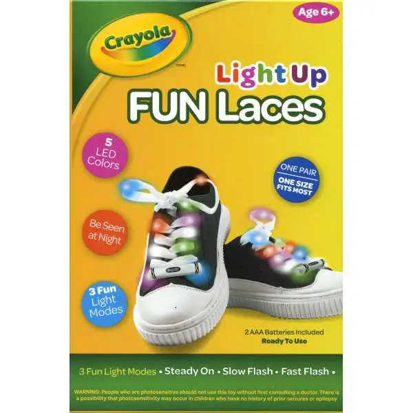 Crayola Light-Up Fun Laces