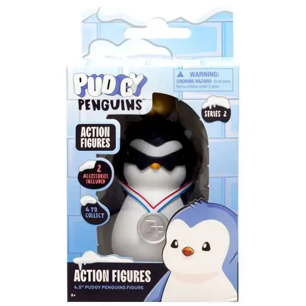 Pudgy Penguins Series 2 Gold Egg on Head Action Figure