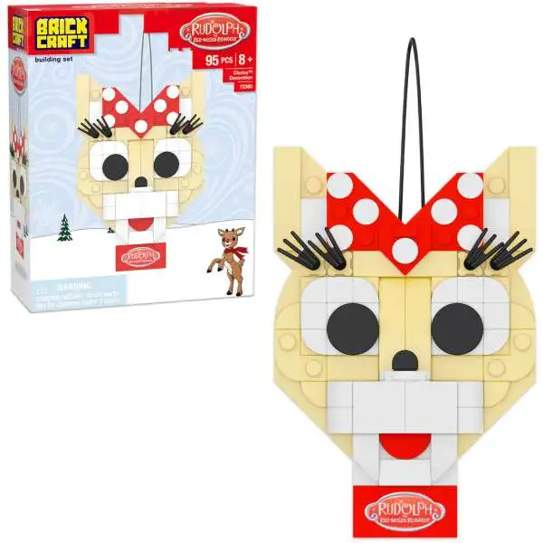 Rudolph the Red-Nosed Reindeer Clarice Ornament Brick Building Set [Compatible with Other Name Brands!]